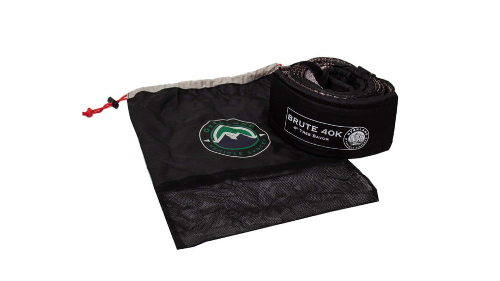 Overland Vehicle Systems R.D.L Recovery Distribution Link Winches Tree Saver w/ 5/8in Soft Shackles, and 30,000 Tow Strap Combo Kit, 19-5079
