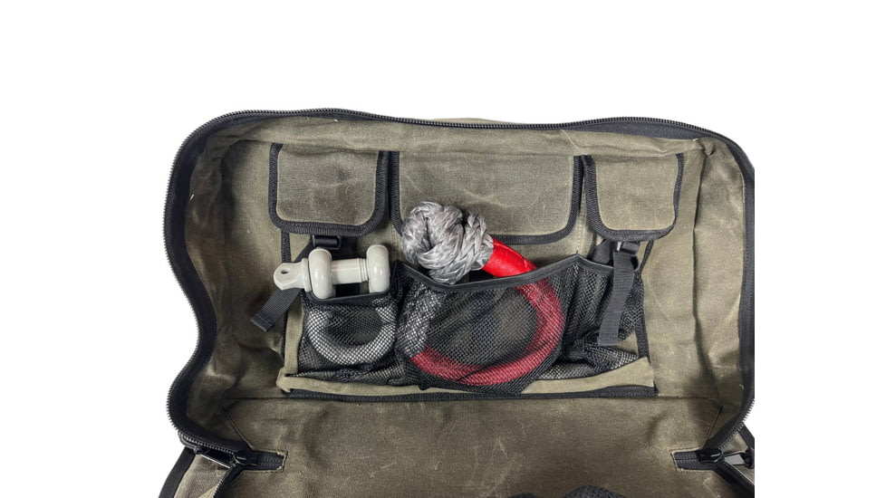 Overland Vehicle Systems Recovery Bag w/ Handle And Straps, 16 Waxed Canvas, Large, 21179941