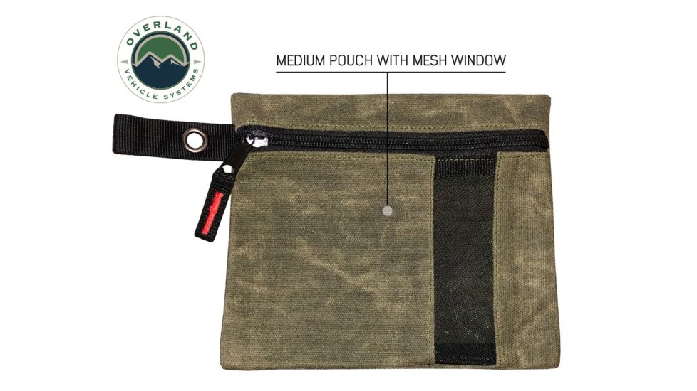 Overland Vehicle Systems Small Bags, 3 Pcs #12 Waxed Canvas, 21069941