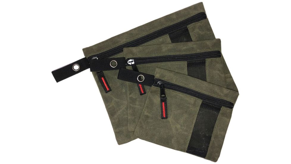 Overland Vehicle Systems Small Bags, 3 Pcs #12 Waxed Canvas, 21069941