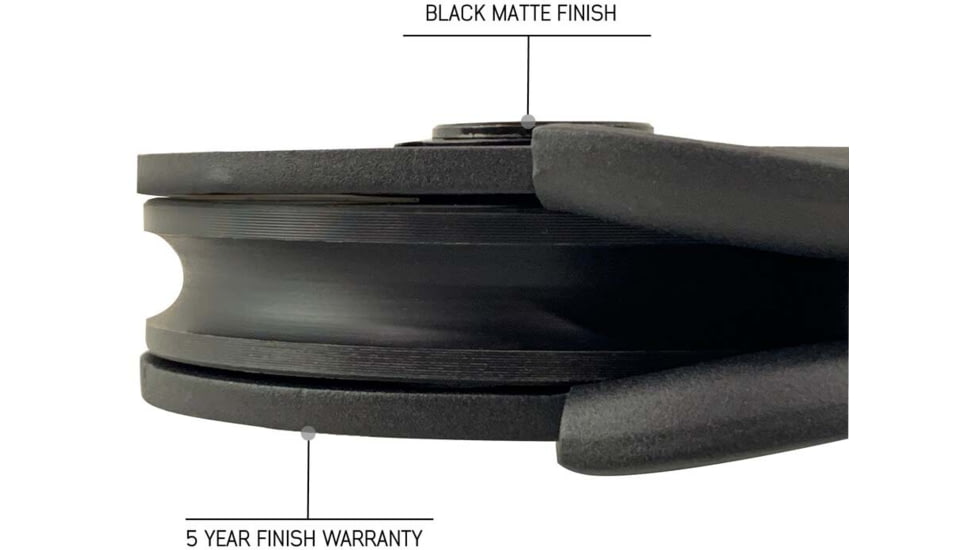 Overland Vehicle Systems Snatch Block, Heavy Duty, Matte, Black, 19139905