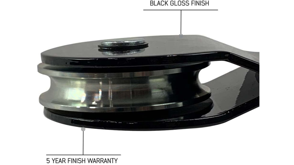 Overland Vehicle Systems Snatch Block, Standard, Gloss, Black, 19139805