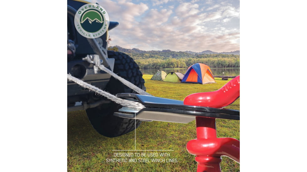 Overland Vehicle Systems Snatch Block, Standard, Gloss, Black, 19139805