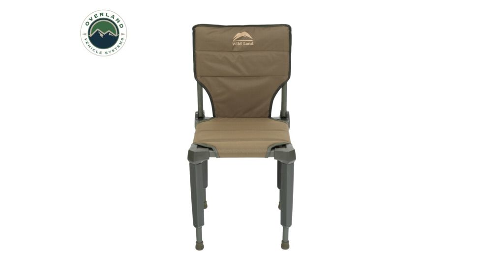 Overland Vehicle Systems Wild Land Camping Gear Chair, 400 lbs Weight Capacity, Tan, 26029910