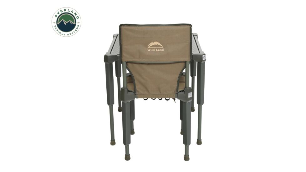 Overland Vehicle Systems Wild Land Camping Gear Chair, 400 lbs Weight Capacity, Tan, 26029910