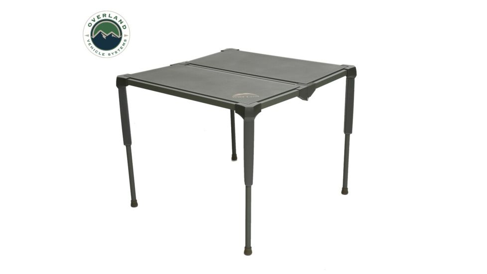 Overland Vehicle Systems Wild Land Camping Gear Table, 200 lbs Weight Capacity, Green, Large, 26049910