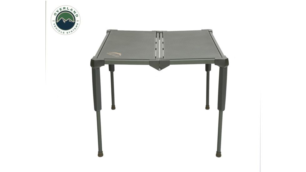 Overland Vehicle Systems Wild Land Camping Gear Table, 200 lbs Weight Capacity, Green, Large, 26049910