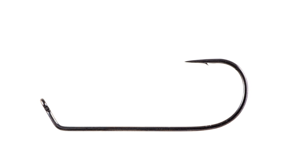 Owner Hooks 45 Degree Cross Eye Jig Hook, Black Chrome, 4/0, 5326-141
