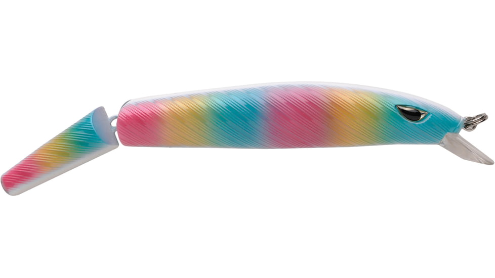 P-Line Angry Eye Predator Jointed Minnow Bait, 6.5in, Cotton Candy, PPAE-120