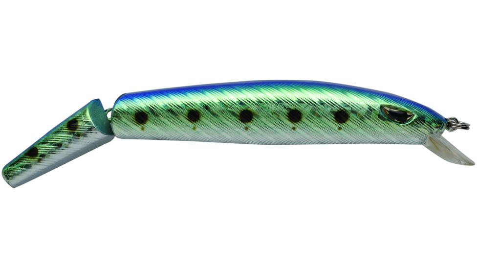 P-Line Angry Eye Predator Jointed Minnow Bait, 6.5in, Sardine, PPAE-106