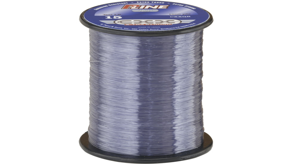 P-Line CXX X-Tra Strong Mono 12lb 600yd Spool Smoke Blue 1/4lb, CXXQB-12