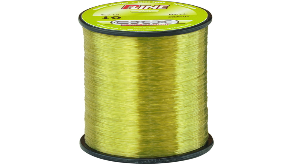 P-Line CXX X-Tra Strong Mono 20lb 600yd Spool Moss Green 1/4 Size, CXXQG-20