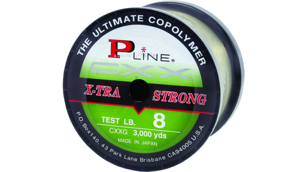 P-Line CXX X-Tra Strong Mono Service Spool 30lb 2700yd Moss Green, CXXG-30