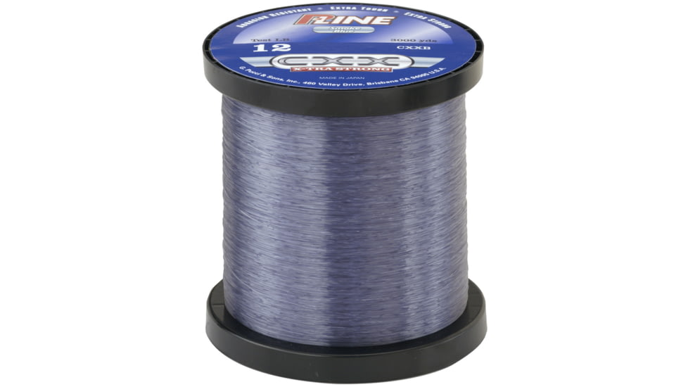 P-Line CXX X-Tra Strong Mono Service Spool 60lb 2100yd Smoke Blue, CXXB-60