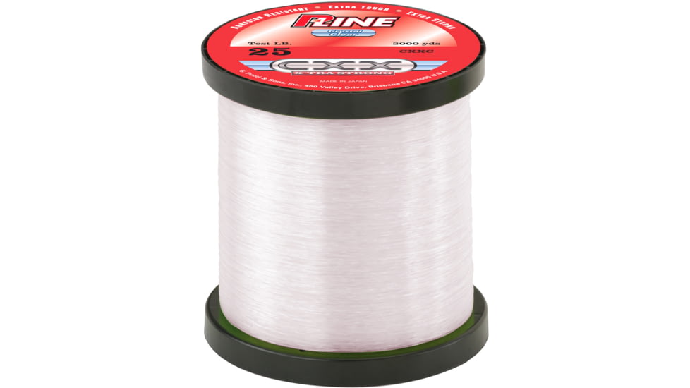 P-Line CXX X-Tra Strong Mono Service Spool 6lb 3000yd Crystal Clear, CXXC-6