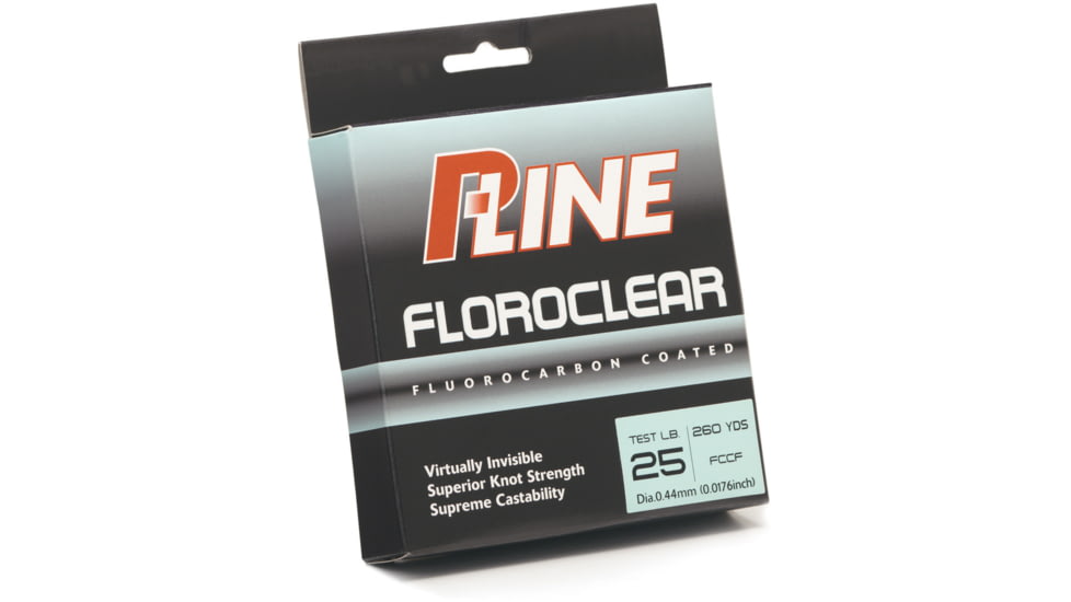 P-Line Floroclear Fluorocarbon Coated Mono, Clear, 12lb 300Yd, FCCF-12