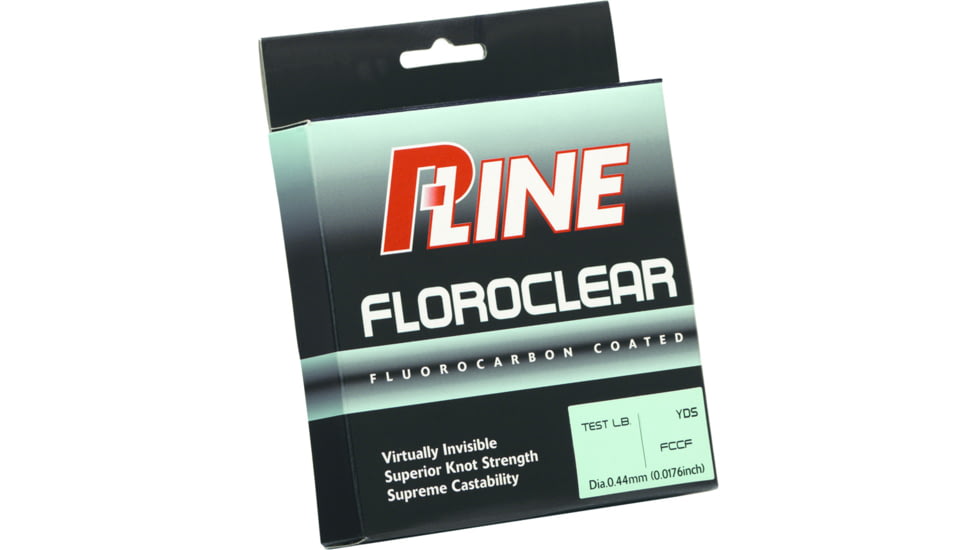 P-Line Floroclear Fluorocarbon Coated Mono, Clear, 4lb 300Yd, FCCF-4
