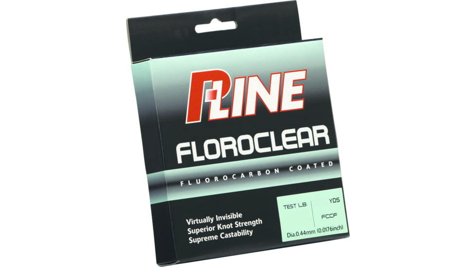 P-Line Floroclear Fluorocarbon Coated Mono, Clear, 6lb 300Yd, FCCF-6