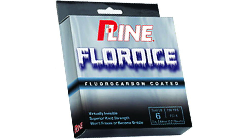 P-Line Floroice Fluorocarbon Coated Mono Line, Clear, 100Yd 2lb, FCI-2