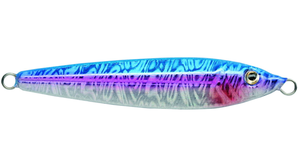 P-Line Laser Minnow Jig, Blue Pink Silver, 2oz, PLM2-19
