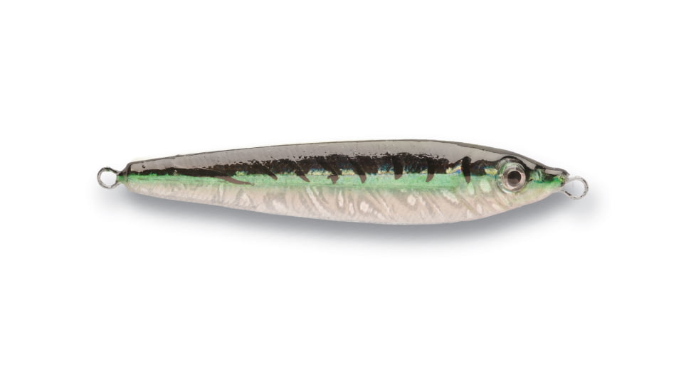P-Line Laser Minnow Jig, Green Mackerel, 4oz, PLM4-12