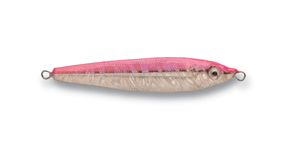 P-Line Laser Minnow Jig, Pink Silver, 3/4oz, PLM3/4-08