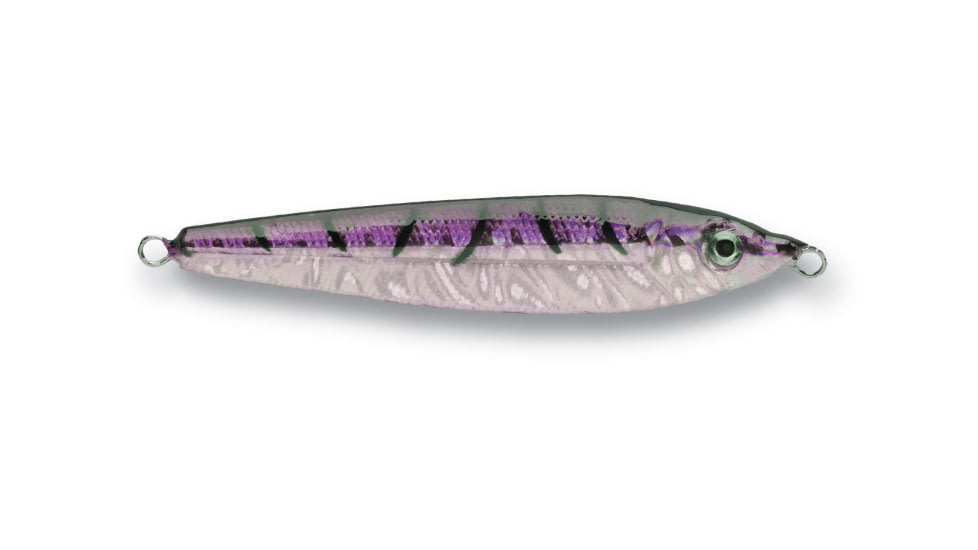 P-Line Laser Minnow Jig, Purple &amp; Black, 2oz, PLM2-13