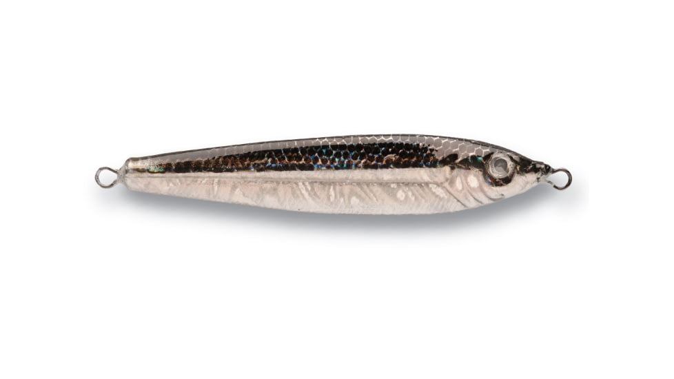 P-Line Laser Minnow Jig, Silver Black, 3/4oz, PLM3/4-01