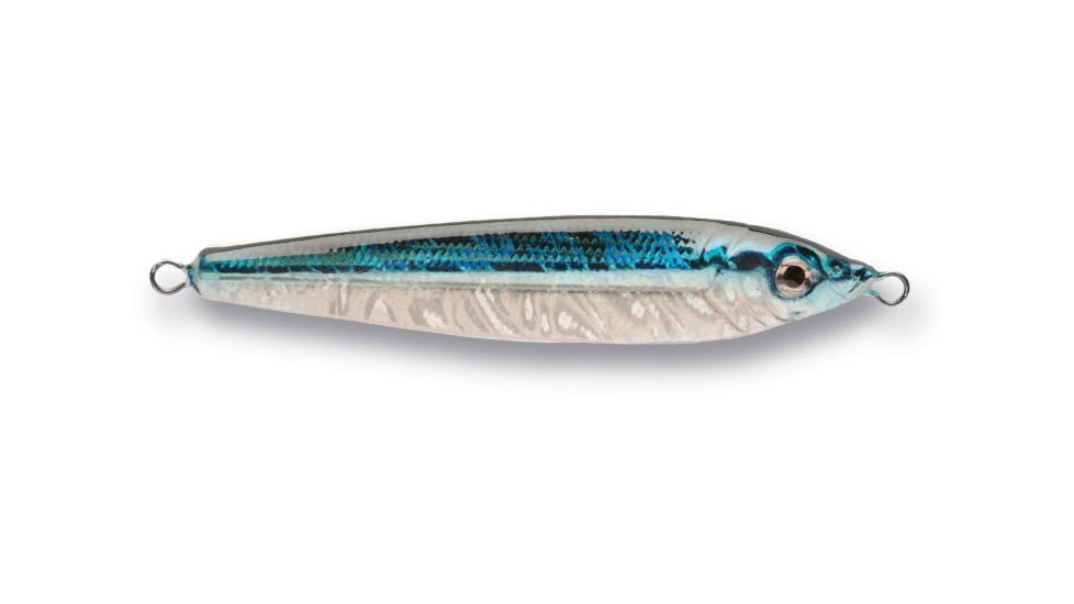 P-Line Laser Minnow Jig, Silver Blue, 1oz, PLM1-02