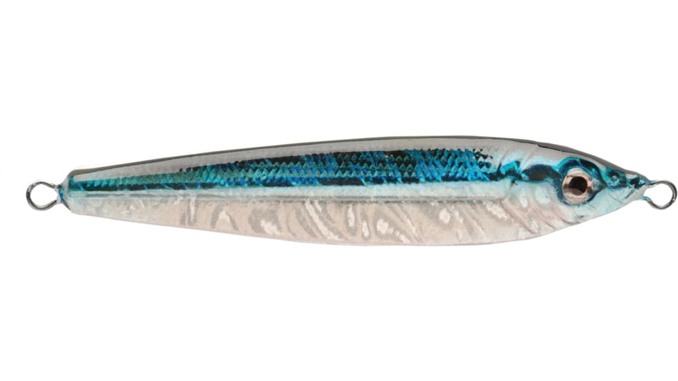P-Line Laser Minnow Jig, Silver Blue, 3/4oz, PLM3/4-02