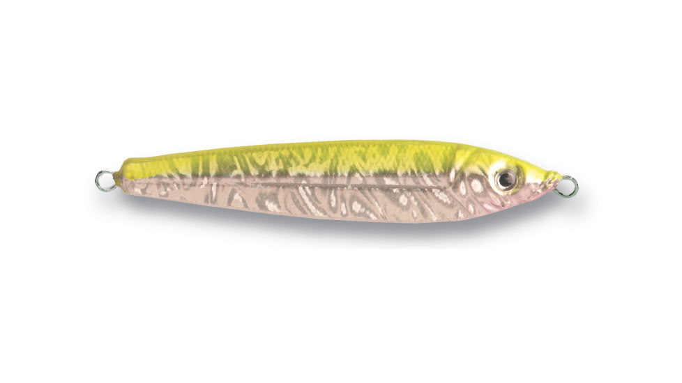 P-Line Laser Minnow Jig, Super Chartreuse Silver, 2oz, PLM2-16