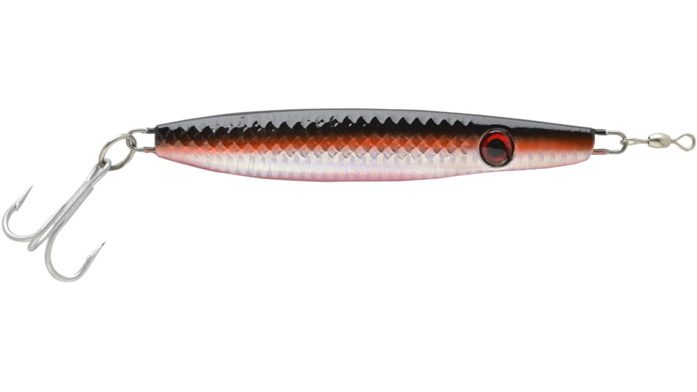 P-Line Sassin Jig, Silver Black Orange, 2oz, SJ2-54