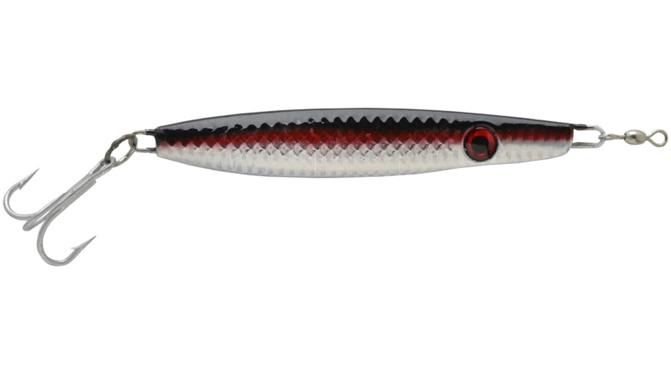 P-Line Sassin Jig, Silver Black Red, 3oz, SJ3-52