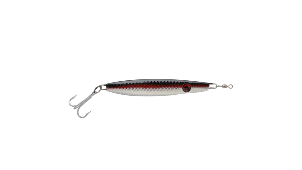 P-Line Sassin Jig, Silver Black Red, 6oz, SJ6-52