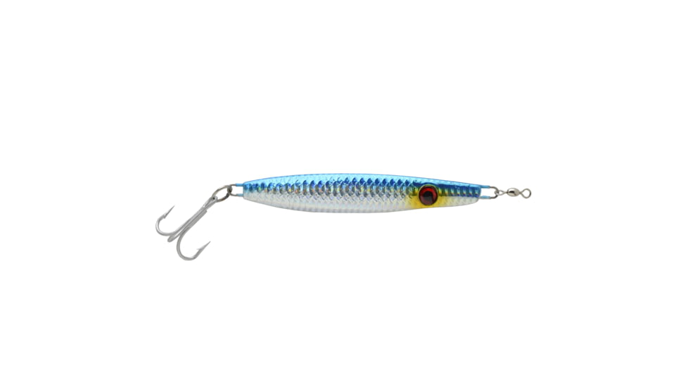 P-Line Sassin Jig, Silver Blue Yellow, 6oz, SJ6-55