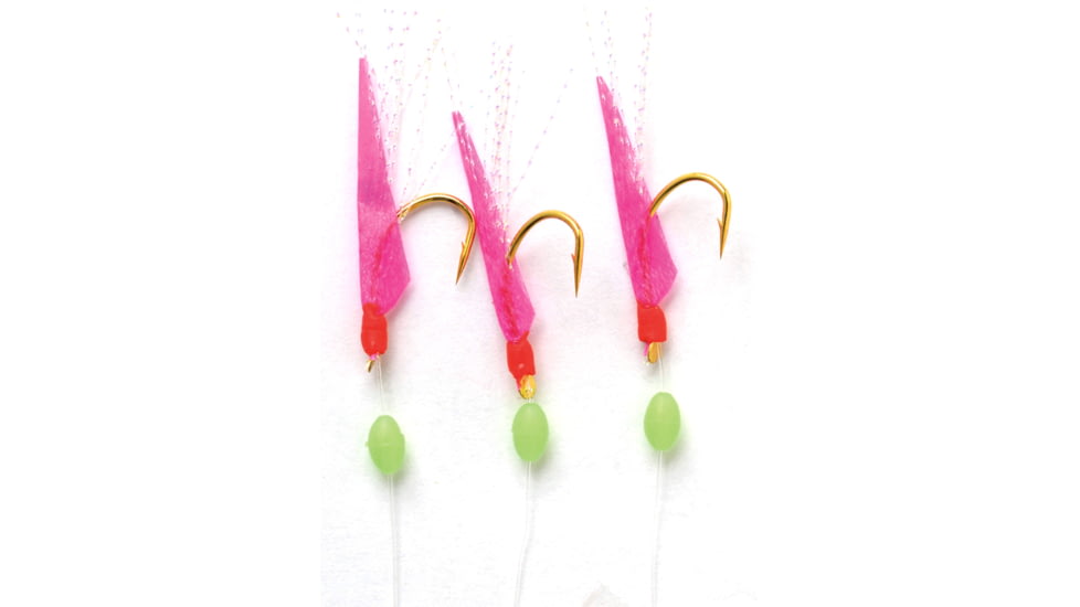 P-Line Shad Sabiki Rig 3 Hook Size 4 Sabiki Rig, Natural Shad, PSSMN-4