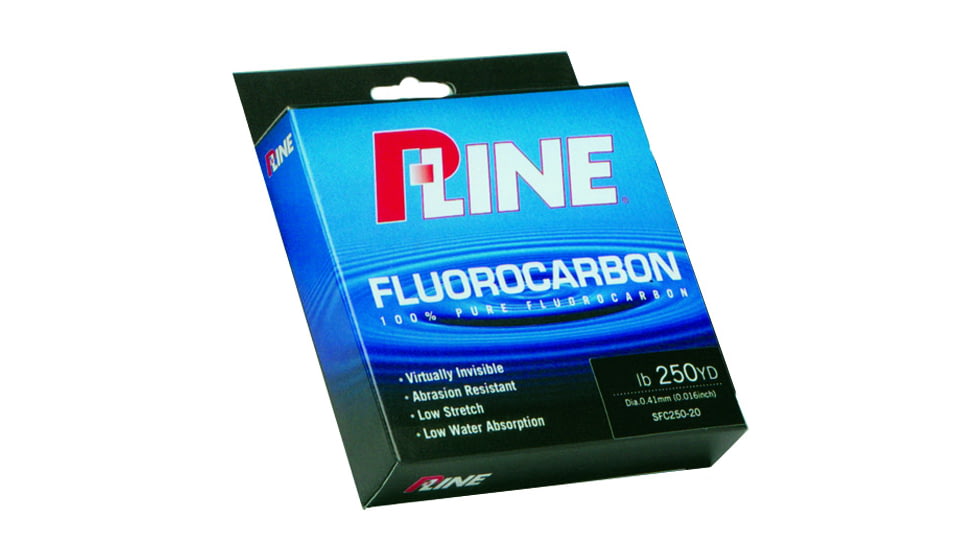 P-Line Soft Fluorocarbon Fishing Line, 250yd, Clear, 15lb, SFC250-15