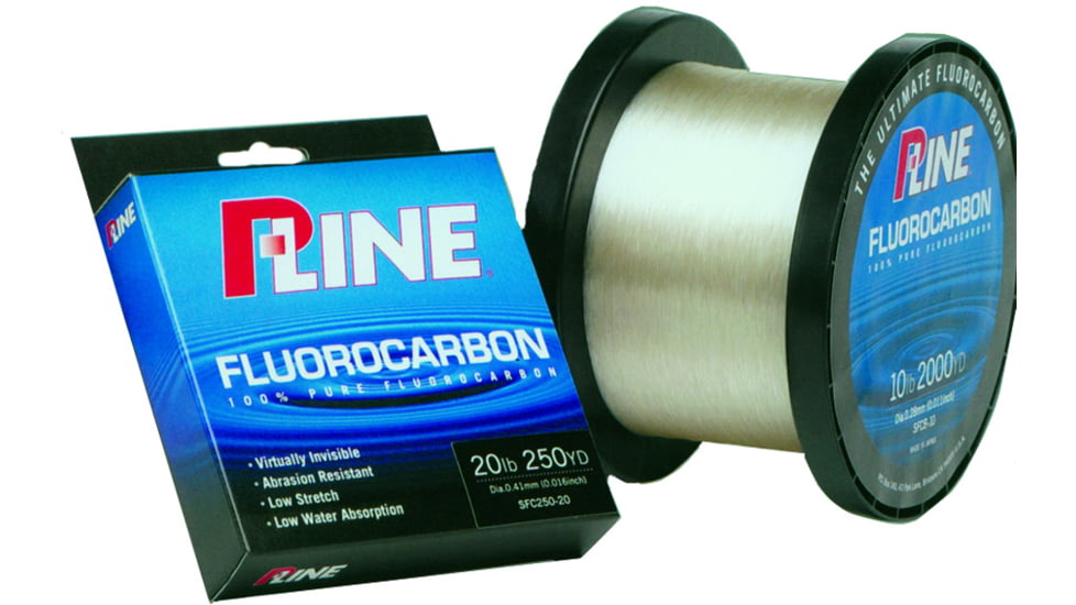 P-Line Soft Fluorocarbon Fishing Line, 250yd, Clear, 20lb, SFC250-20