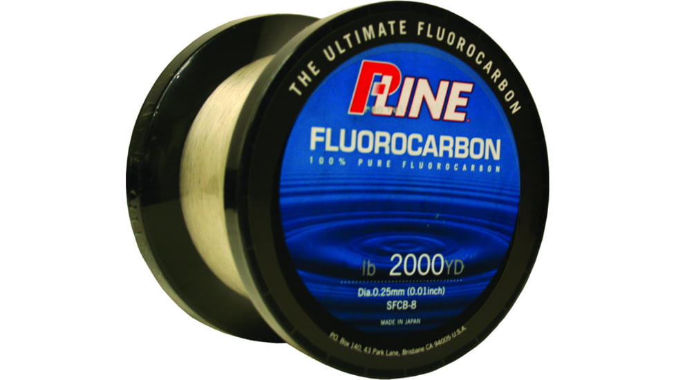 P-Line Soft Fluorocarbon Fishing Line 6lb 2000yd Clear, SFCB-6
