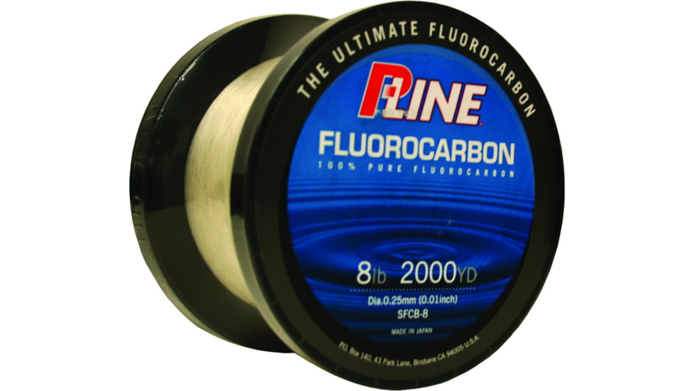 P-Line Soft Fluorocarbon Fishing Line 8lb 2000yd Clear, SFCB-8