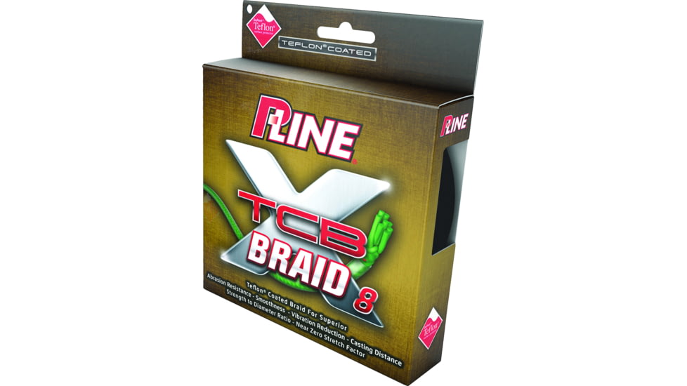 P-Line XTCB 8-Carrier Braided Line 15lb 150yd Green, PXB8150-15