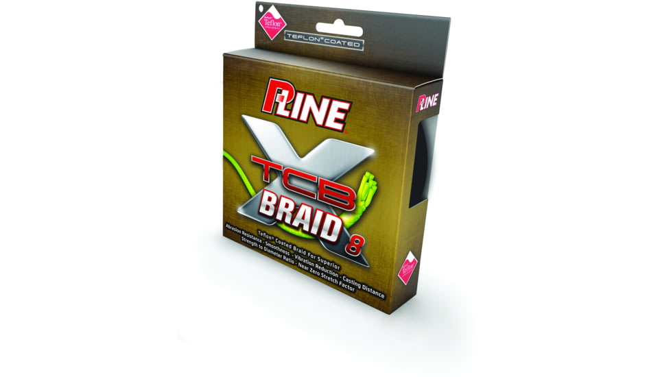 P-Line XTCB 8-Carrier Braided Line 20lb 300yd Hi-Vis Yellow, PXBY8300-20