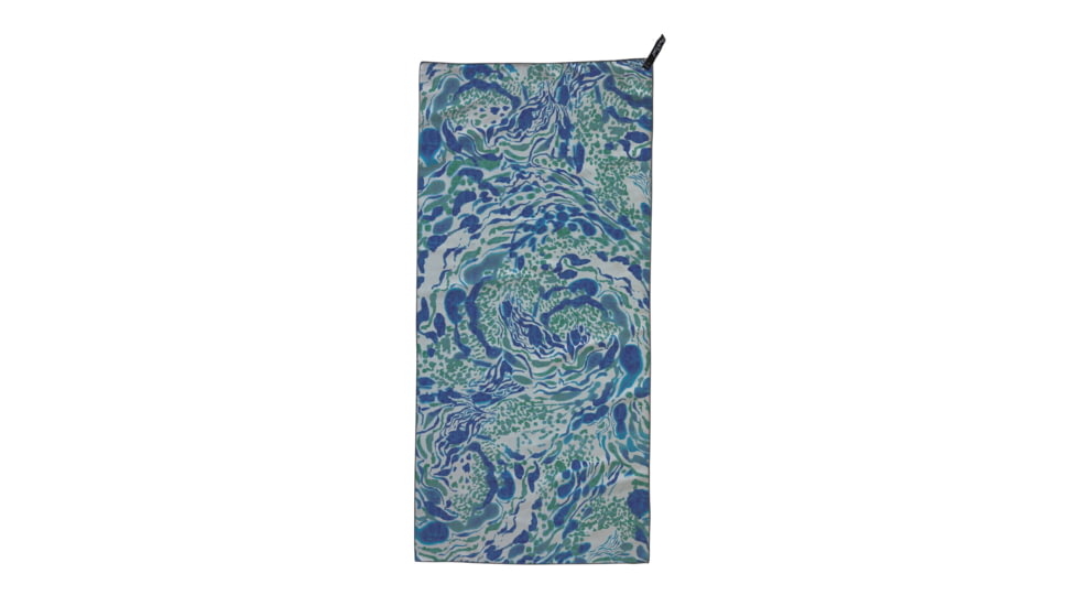 PackTowl Personal Towel, Quick-Drying Microfiber, Whirl Print, Hand, 11562