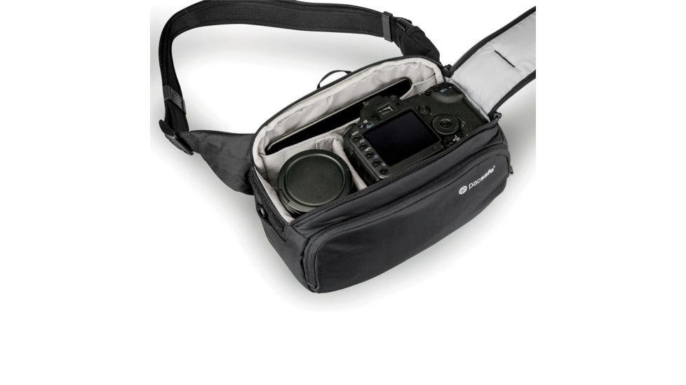 Pacsafe Camsafe V5 Anti-Theft Camera Cross Body &amp; Hip Pack, 5L, Black 15140100