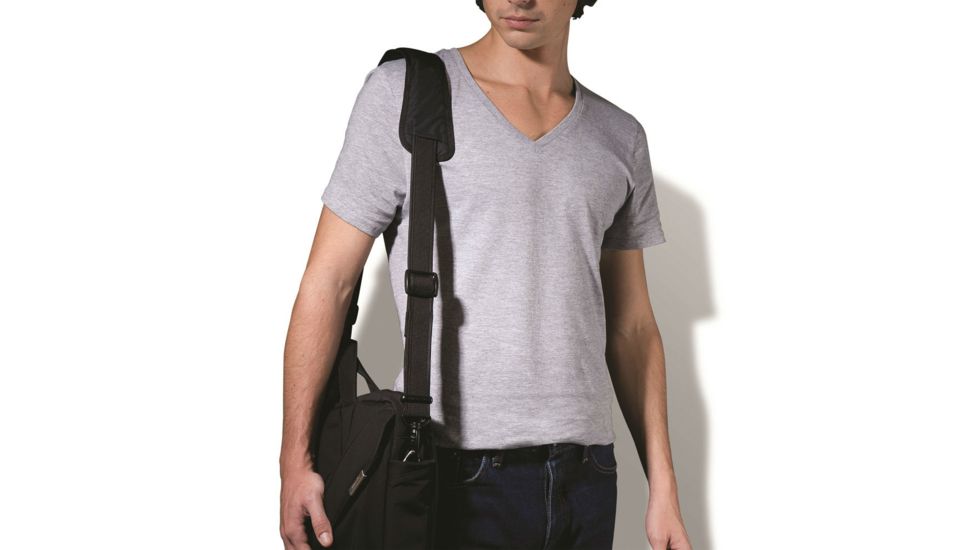 PacSafe Carrysafe 200 Anti-Theft Shoulder Strap-Black