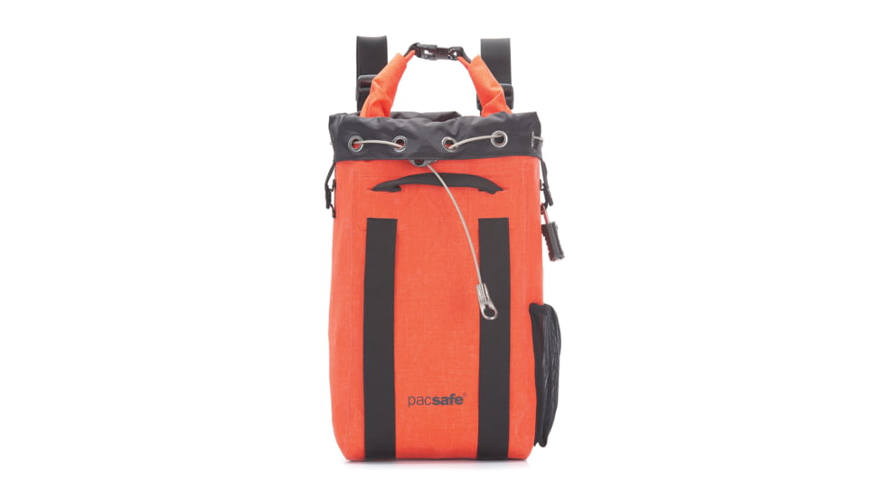 Pacsafe Dry 15L Anti-Theft Portable Safe, Orange 21100302