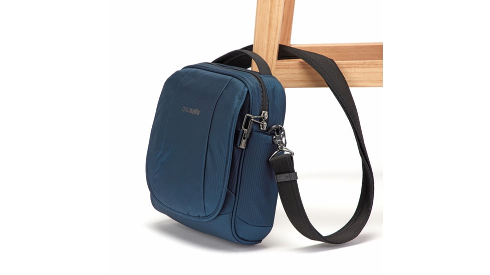 Pacsafe Metrosafe LS200 ECONYL Anti-Theft Crossbody Bag, Econyl Ocean, 7L, 40116641