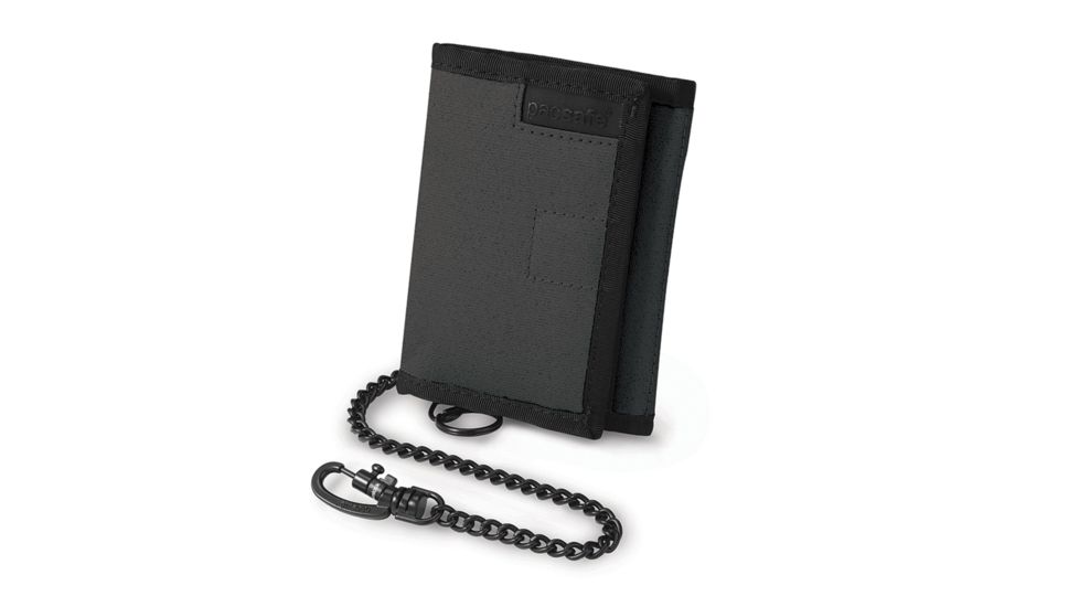 Pacsafe RFIDsafe Z50 RFID Blocking Tri-Fold Men's Wallet, Charcoal 10600104