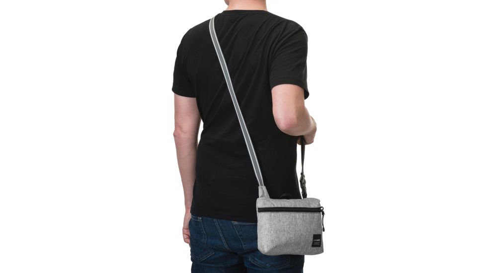 Pacsafe Slingsafe LX50 Anti-Theft Mini Cross Body Bag, 2L, Tweed Grey 45200112
