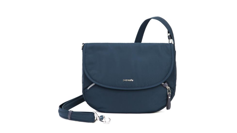 Pacsafe Stylesafe Double Zip Crossbody Bag, Navy, 4 Liters, 20630606